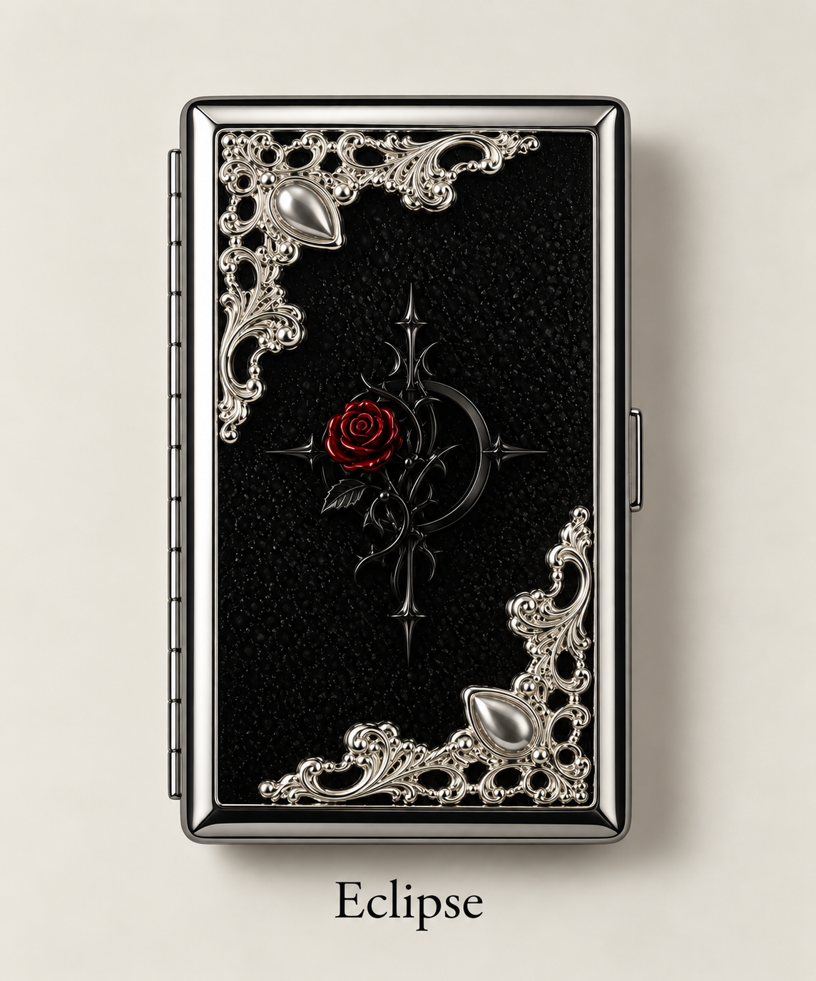 CROIX DE NOIR METAL WALLET CASE