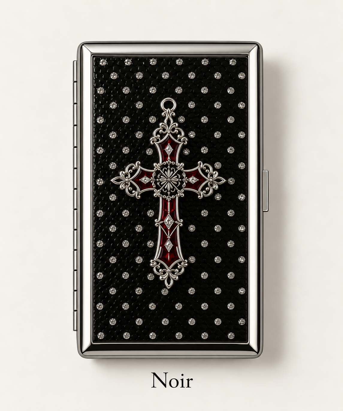 CROIX DE NOIR METAL WALLET CASE