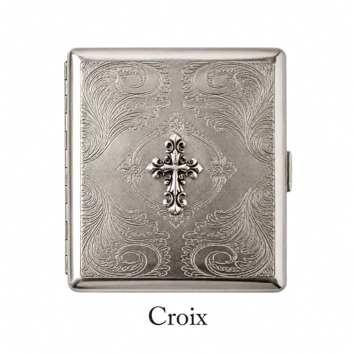 CROIX DE NOIR METAL WALLET CASE