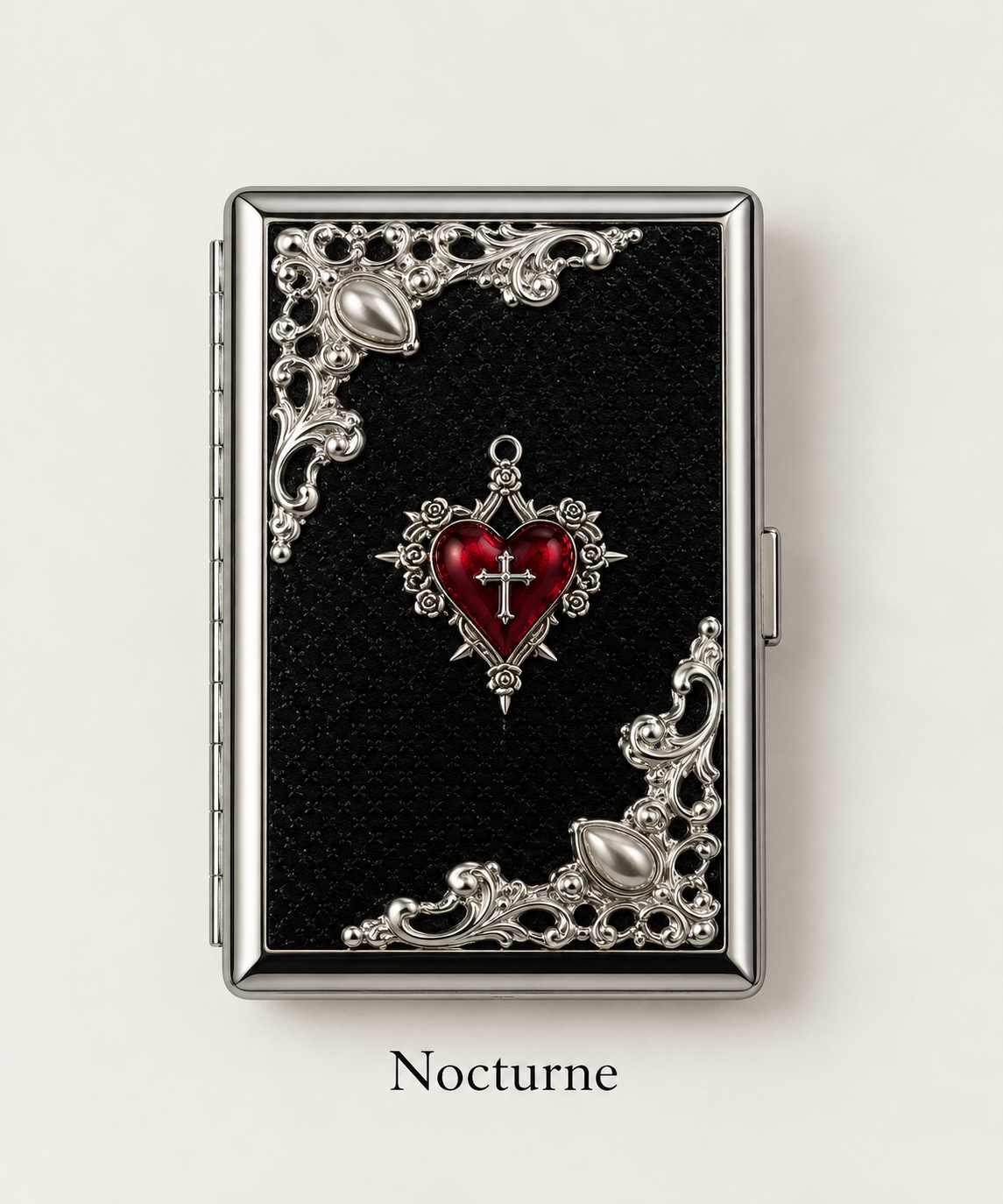 CROIX DE NOIR METAL WALLET CASE