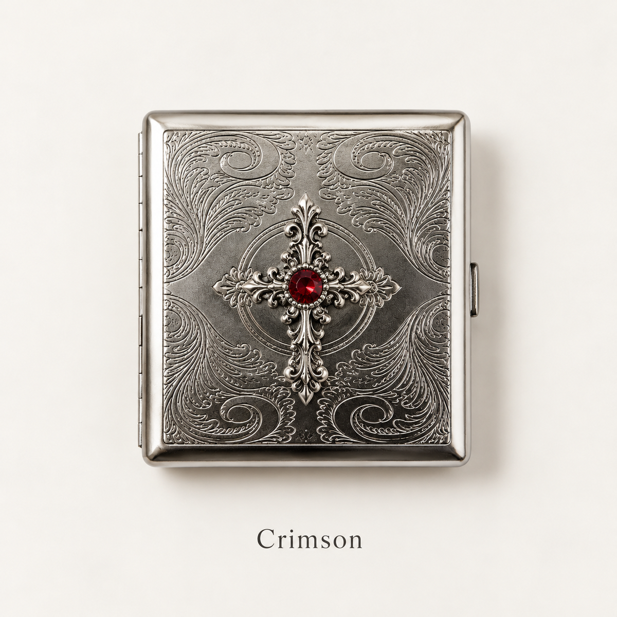 CROIX DE NOIR METAL WALLET CASE